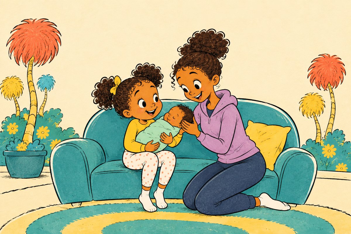 Cover of the picture book “A Baby for Ava”